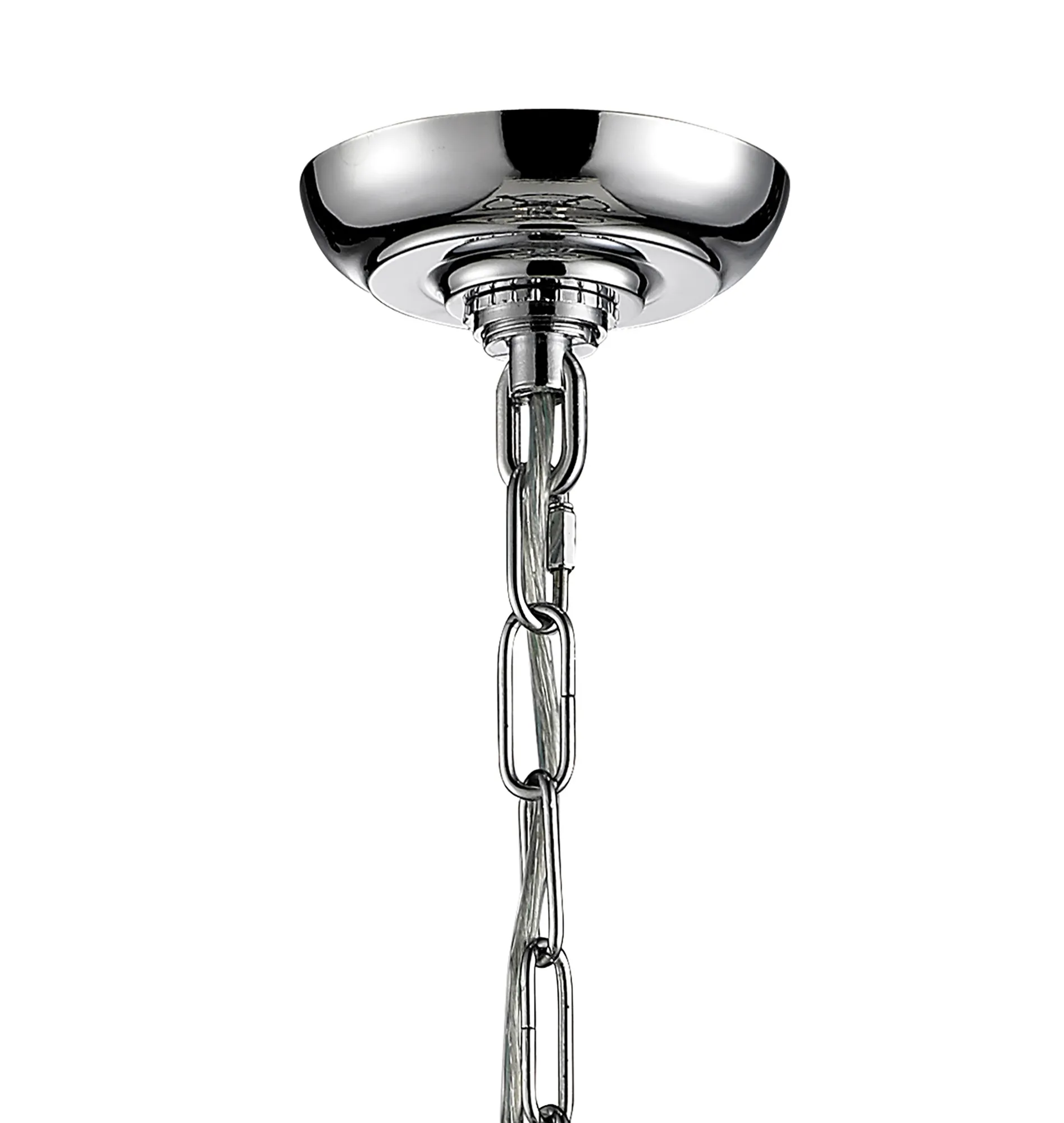 Eaton Glass Pendant 12 Light (17.6kg) Polished Chrome IL31085  Diyas Eaton Polished Chrome